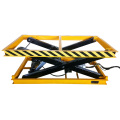 CE 450kg 5m fixed X lift  cargo lift scissor elevator 2t stationary lift table